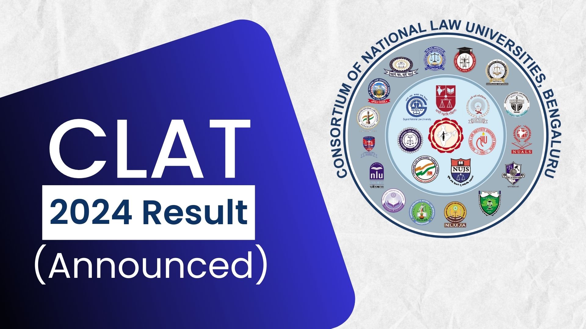 CLAT 2024 Result Out Score Cards Available At Consortiumofnlus.ac.in